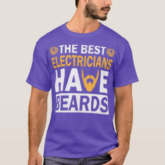 Camiseta Os Melhores Eletrônicos Têm Barba Engraçada