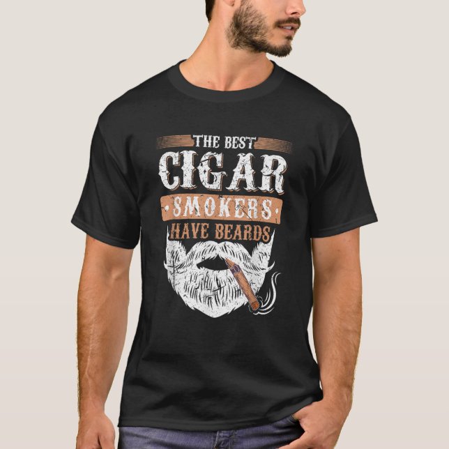 Camiseta Os Melhores Fumadores De Cigarro Têm Barras De Cha (Frente)