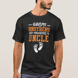 Camiseta Os Melhores Irmãos Tornaram-Se Tio 2022