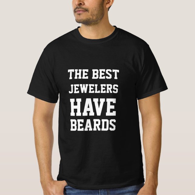 Camiseta Os Melhores Joalheiros Têm Barbas (Frente)