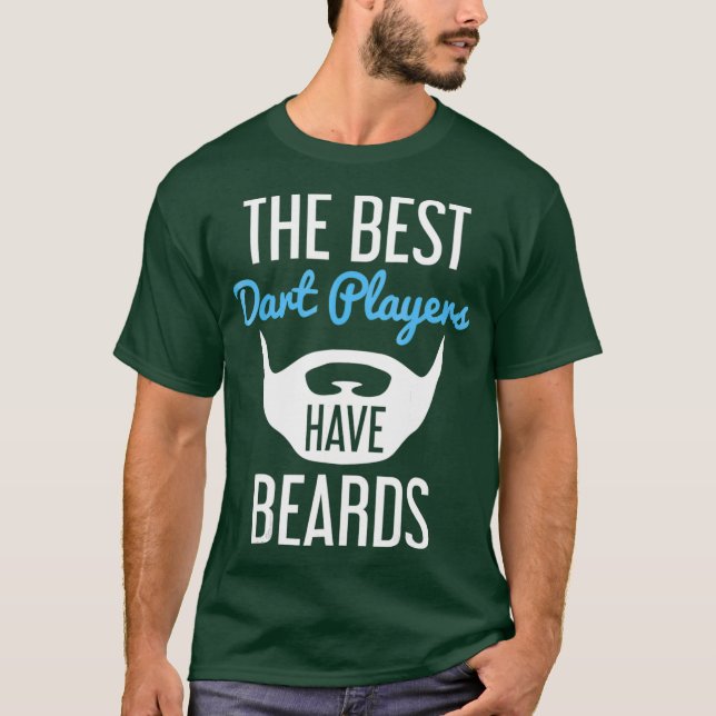 Camiseta Os Melhores Jogadores De Arte Têm Barba - Barba En (Frente)