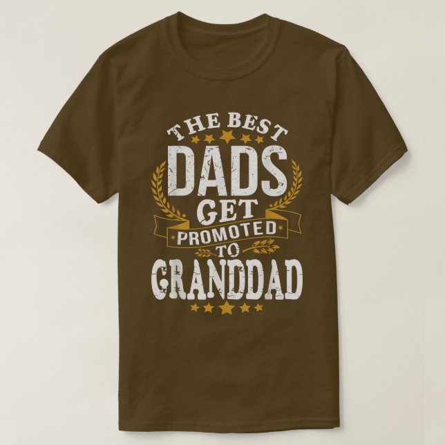 Camiseta Os melhores Pais são promovidos ao GRANDDAD  (Frente do Design)