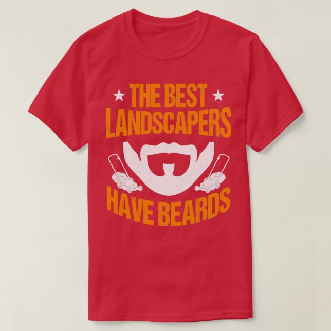 Camiseta Os Melhores Paisagistas Têm Barras (Frente do Design)