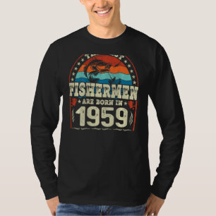 Camiseta Os Melhores Pescadores São Nasceres Em 1959
