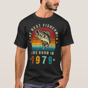 Camiseta Os Melhores Pescadores São Nasceres Na Pesca Vinta