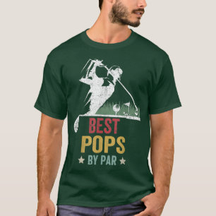 Camiseta Os melhores Pop de Golfe do Par Vovô Golfer do Pai