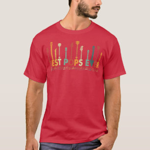 Camiseta Os Melhores Pop De Pai Já São Dia de os pais De Vi