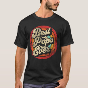Camiseta Os melhores Pop do Dia de os pais Retro Avô Engra