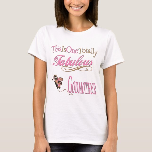 Camiseta Os melhores presentes para madrinha (Frente)