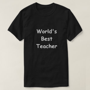 Camiseta Os melhores professores Design do mundo dão ideias