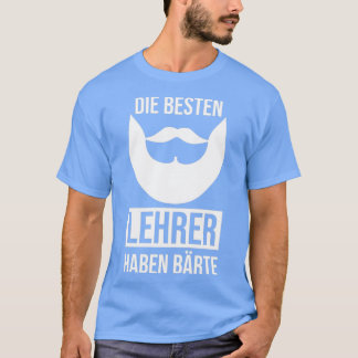 Camiseta Os melhores professores têm barba