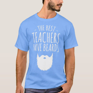 Camiseta Os melhores professores têm barbas.