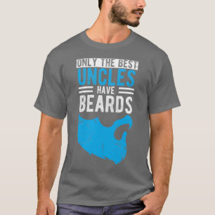 Camiseta Os melhores tios têm barba design Tio design