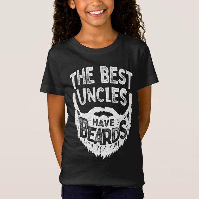Camiseta Os melhores tios têm barba masculina D (Frente)