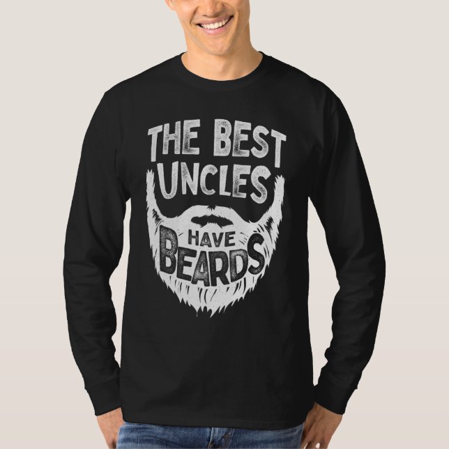 Camiseta Os melhores tios têm barba masculina D (Frente)