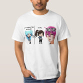 Camiseta Gacha life, personagens da vida Gacha, jogo Gacha