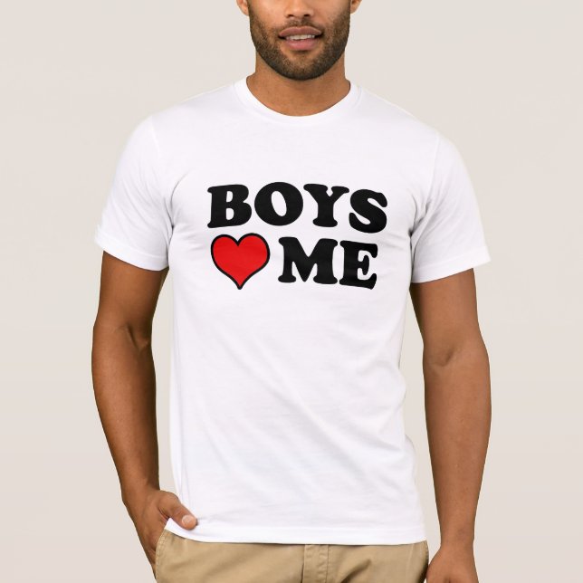 Camiseta Os meninos amam-me t-shirt (Frente)