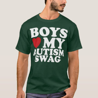 Camiseta Os meninos amam o meu swag de conscientização sobr
