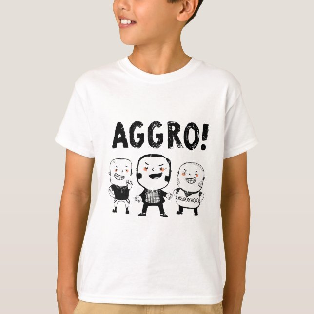 Camiseta Os meninos do AGGRO não temem! (Frente)