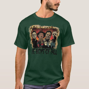 Camiseta Os Meninos Do Horror Da Queda Do Halloween Vintage