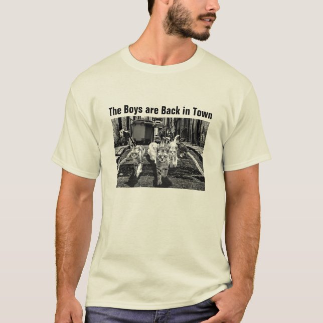 Camiseta Os meninos estão de volta na cidade (Frente)