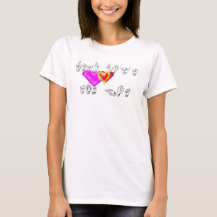 Camiseta os meninos surdos estão quentes