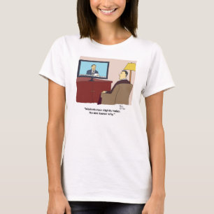 Camiseta Os mercados aumentaram leve hoje. Ninguém sabe