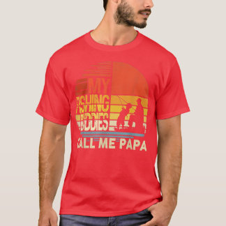 Camiseta Os Meus Amigos De Pesca Chamam-Me Papá Dia de os p