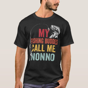 Camiseta Os Meus Amigos De Pesca Favoritos Chamam-Me Não Fi