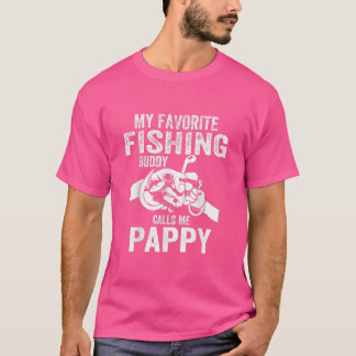 Camiseta Os Meus Amigos De Pesca Favoritos Chamam-Me Pappy 