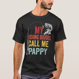 Camiseta Os Meus Amigos De Pesca Favoritos Chamam-Me Pappy 