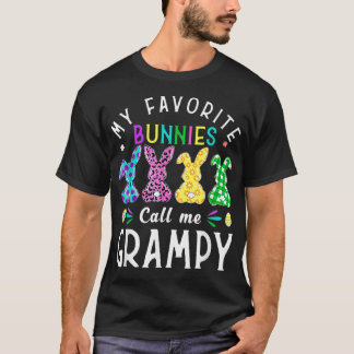 Camiseta Os Meus Bunnies Favoritos Chamam-Me De Leop De Ovo