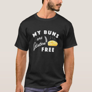 Camiseta Os Meus Buns Estão Com Gluten De Gaiado Em Casa