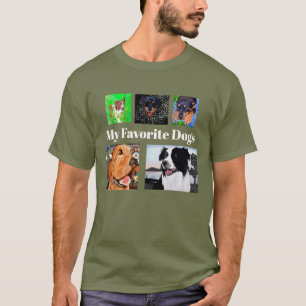 Camiseta Os Meus Cães Favoritos Criam Os Seus Próprios 6 
