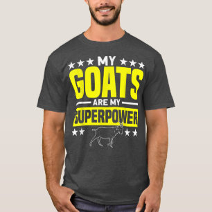 Camiseta Os Meus Caprinos São A Minha Fazenda T-Shir.