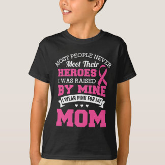 Camiseta Os Meus Heróis Visto Rosa Para A Minha Mãe - Cance