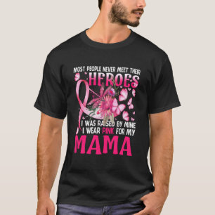 Camiseta Os Meus Heróis Visto Rosa Para A Minha Mãe Drago