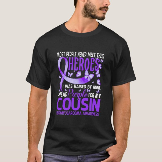 Camiseta Os Meus Heróis Visto Roxos Para O Meu CUSSO LEIOMY (Frente)