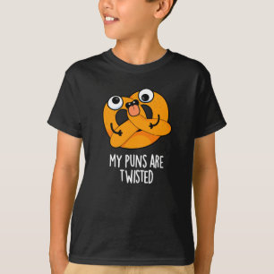 Camiseta Os Meus Peitos São Enroscados Engraçados Pretzel P