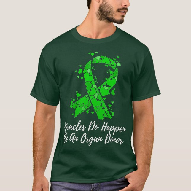 Camiseta Os Milagres São Um Doador De Órgãos (Frente)