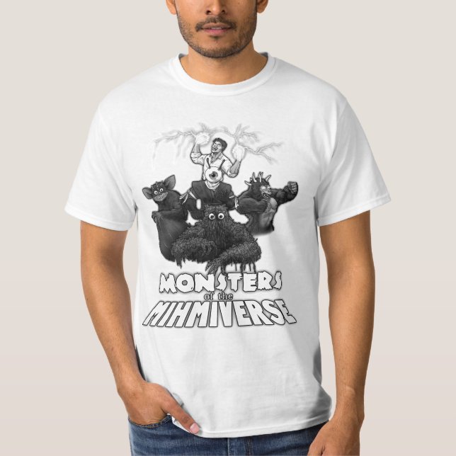 Camiseta Os monstro do Mihmiverse! (Frente)