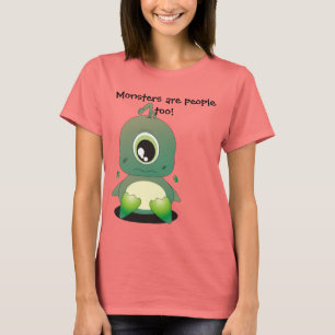 Camiseta Os monstro são pessoas demasiado
