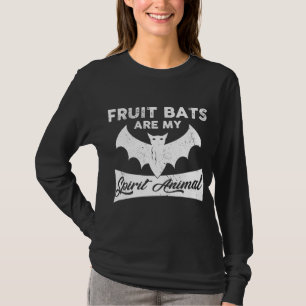 Camiseta Os Morcegos De fruta São O Meu Espírito Animal Zan