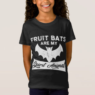 Camiseta Os Morcegos De fruta São O Meu Espírito Animal Zan