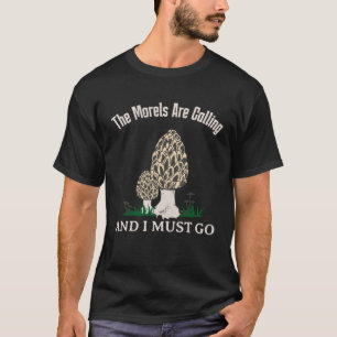 Camiseta Os Moréis Estão Chamando De Micologia De Cogumelos