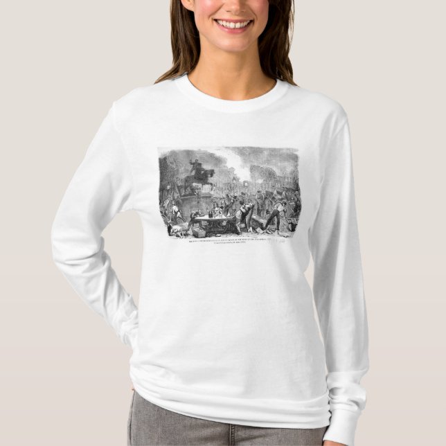 Camiseta Os motins da reforma de Bristol (Frente)