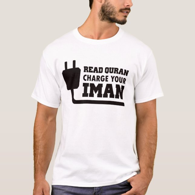 Camiseta os muçulmanos dos kaos, carregam seu iman (Frente)