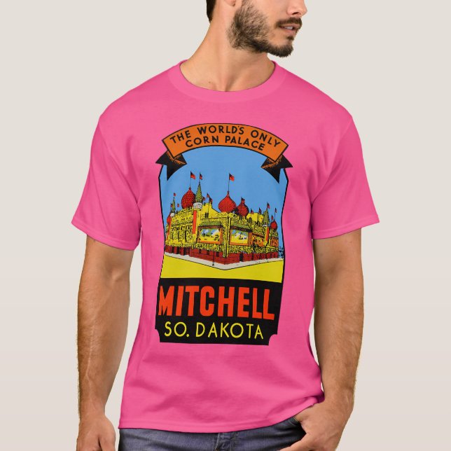 Camiseta Os Mundos Apenas Corn Palace Mitchell South Dakota (Frente)