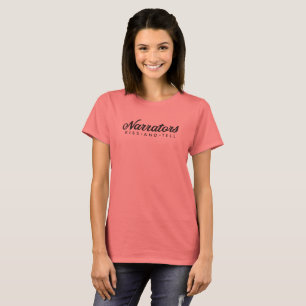 Camiseta Os narradores beijam e dizem o basicT