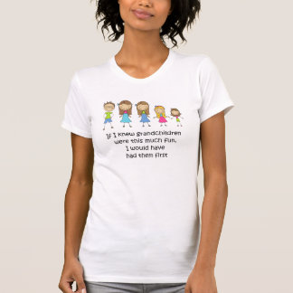 Camiseta Os netos tê-los-iam primeiro t-shirt